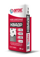 Клей плиточный повышенной фиксации КВАДР 25 кг (56шт.пал)